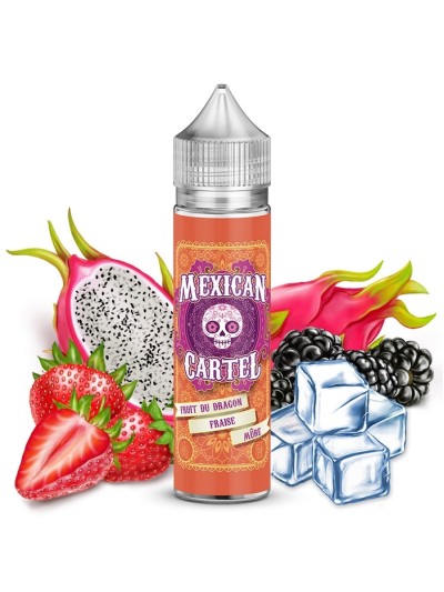 E-Liquide Fruits du dragon Fraise Mûre Mexican Cartel 50ml
