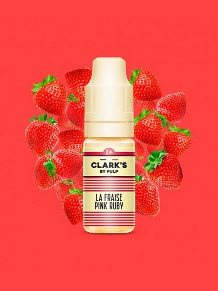 E-liquide Clark's FRAISE PINK RUBY by Pulp 10ml