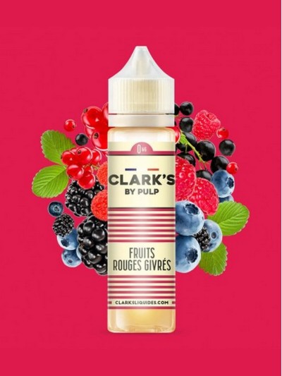E-Liquide Clark's FRUITS ROUGES GIVRES by Pulp 50ml
